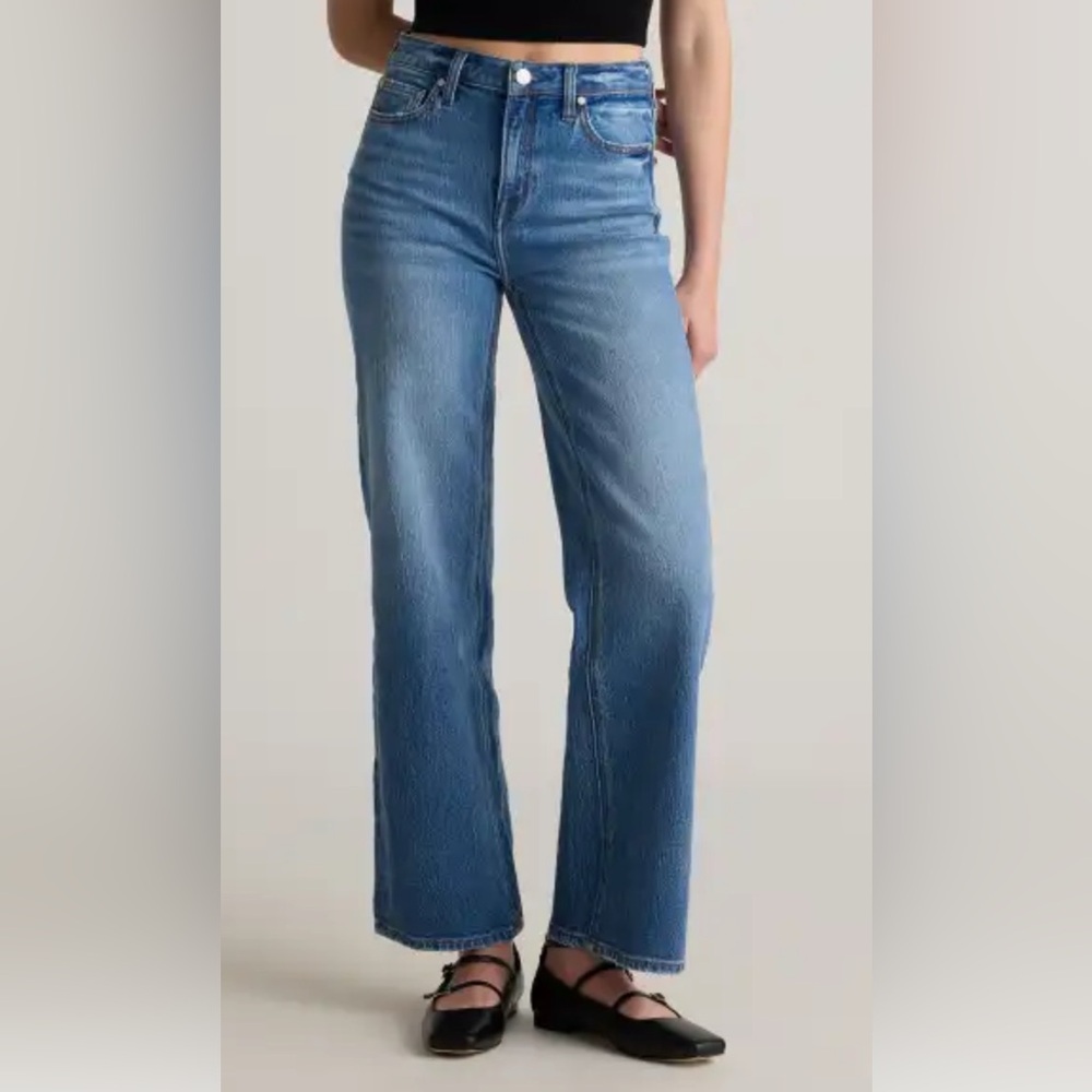 Quince Bella Stretch Relaxed Straight Jeans